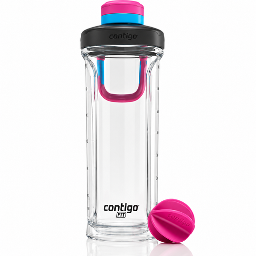 Contigo SHAKE N GO FIT 28OZ TRI BLUE POPPY