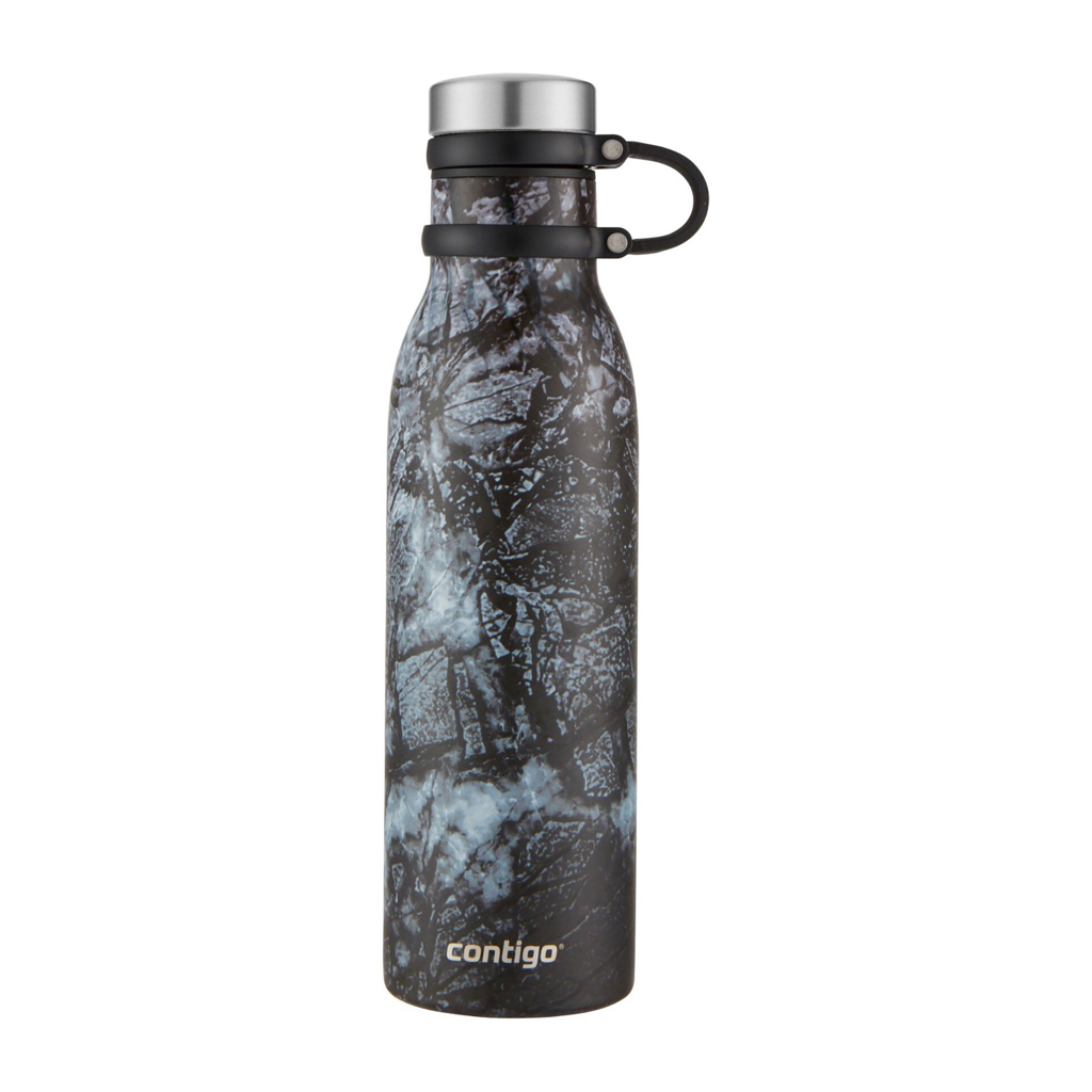 Botella de agua de acero inoxidable, Matterhorn, Couture Carbon, 20 oz